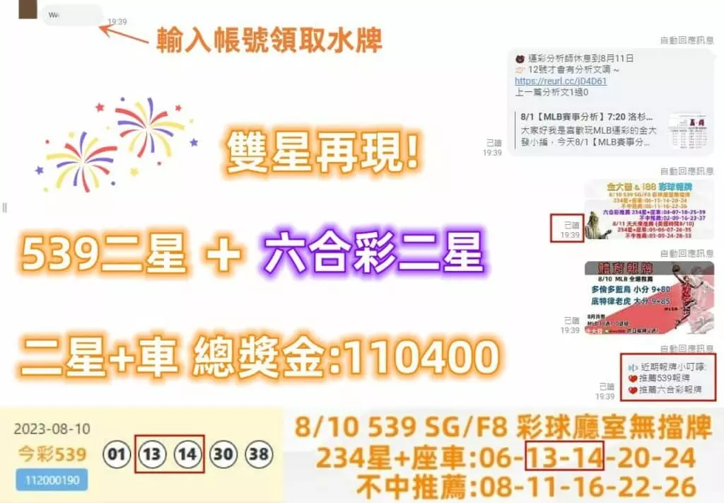 中六合彩先兆是吉是兇?頭獎得主經歷大雷同!8大前兆預判 9 金大發免費報牌爽中2星!服務7年之久啦~