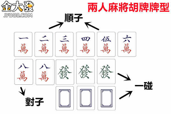 兩人麻將胡牌牌型