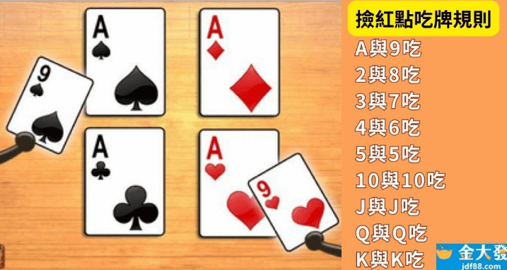 撿紅點玩法不會算數也能easy上手!零花錢隨便贏 3 撿紅點吃牌規則