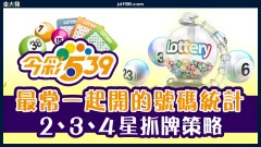 539最常一起開的號碼